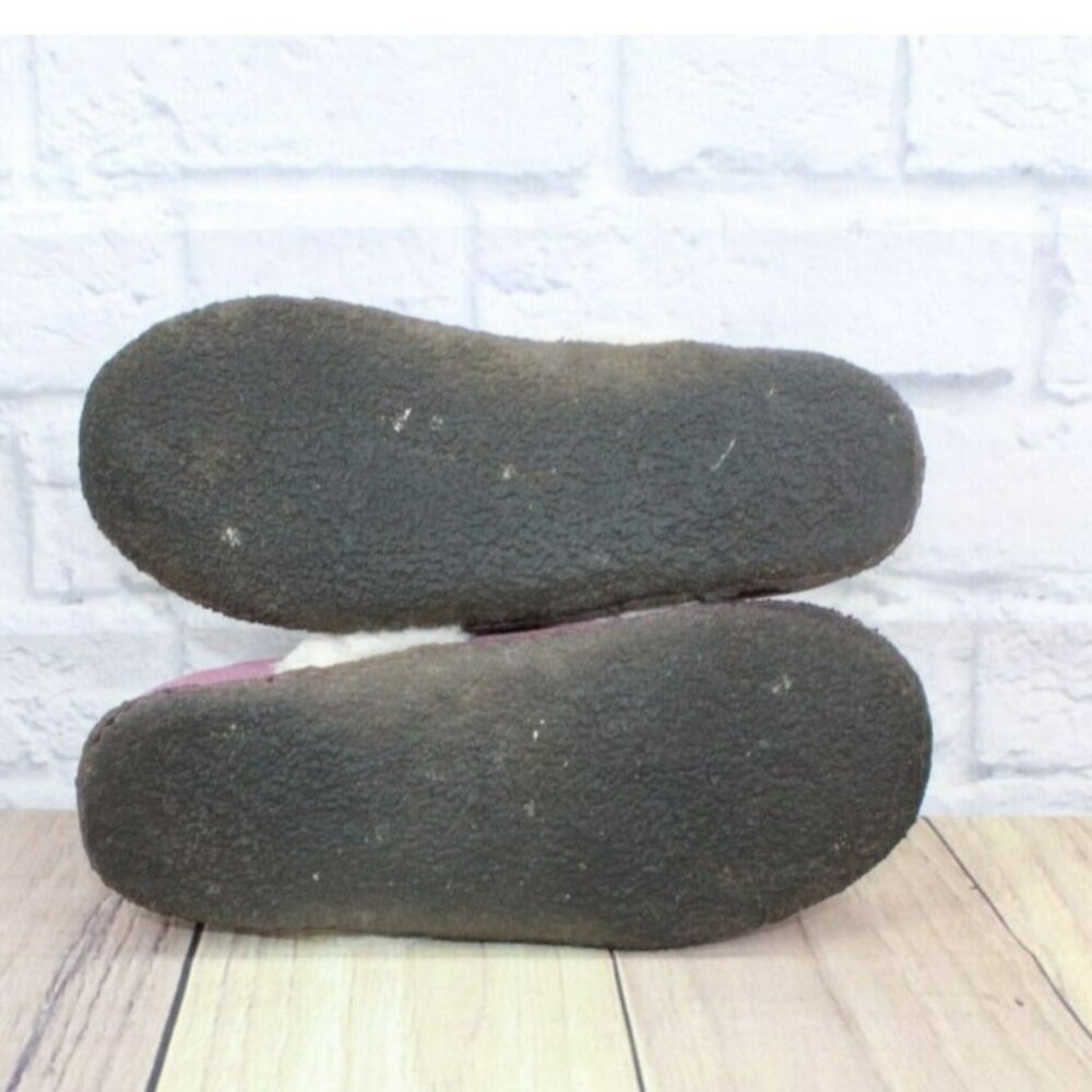 SOREL Nakiska Pink Suede Fleece Lined Slide Slippers Size 8 - Picture 8 of 9